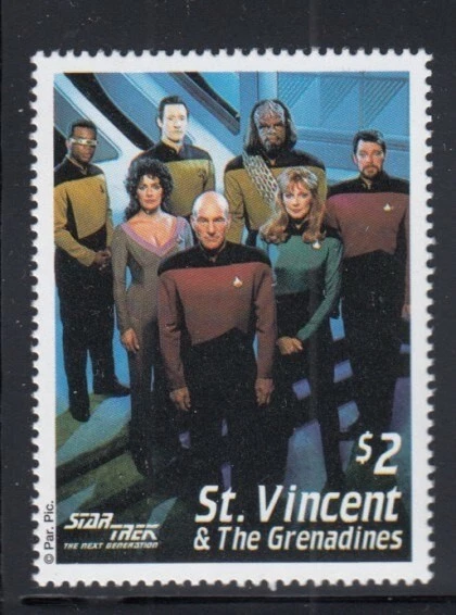 ST. VINCENT Star Trek: The Next Generation MNH stamp - Image 1 of 1