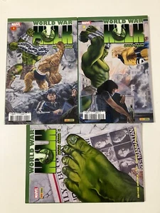 WORLD WAR HULK Hors Serie 1 - 2 + n. 1 Variant Marvel Panini 2008 Francese Lotto - Picture 1 of 12
