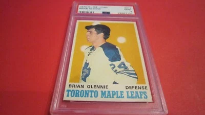1970 71 OPC #216 BRIAN GLENNIE PSA 9 MINT - Image 1 of 4