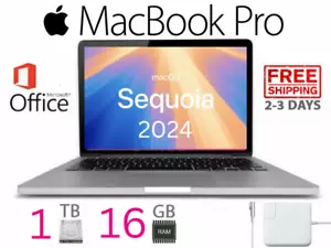 Apple Macbook Pro 13.3” 2.5GHz intel Core i5 16GB RAM 1TB HDD Turbo🔥 - Picture 1 of 8