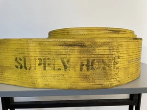 Fire Hose 6 ft x 8 inches Wide Flat RUBBER perfect for Boat Dock Mooring etc - Picture 1 of 5