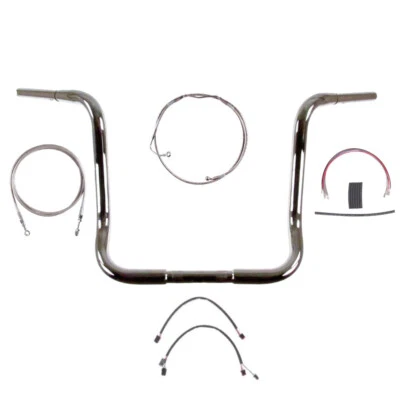 Kit de barra de suspensión Ape 2016-2023 Harley Ultra Street Glide 1 1/4" cromada 16" con ABS Foto 1 de 4