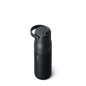 LARQ Bottle PureVis 2 Self-Cleaning with Bottle Filter Obsidian Black 680ml - Picture 1 of 6