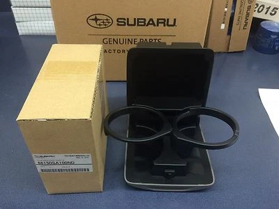 Genuine SUBARU OEM 2003-2008 Forester Front Console Cup Holder 66150SA100ND gray - Image 1 of 3