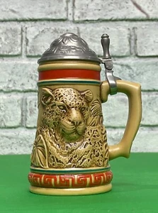 Mini taza de piedra cerámica vintage Avon Jaguar especies en peligro de extinción 5,5" vintage 1991 - Imagen 1 de 13