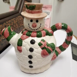 Vintage 8" Schneemann Teekanne Albert Price Produkte  - Bild 1 von 9
