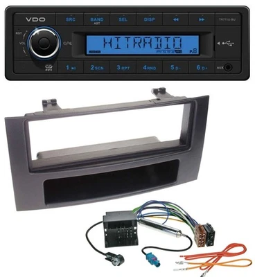 VDO AUX 1DIN MP3 USB Autoradio für VW Touareg Multivan T5 Transporter 2002-2010 - Bild 1 von 4