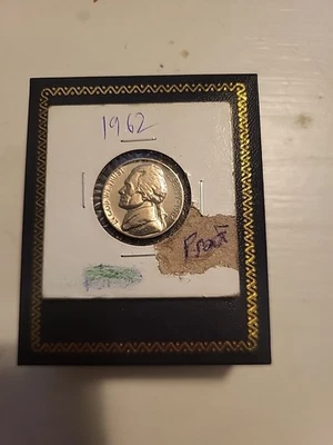 1962 Error Nickle Die Rotation Error Coin No Mint Mark - Image 1 of 3