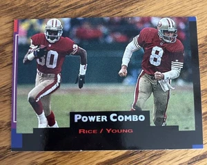 1993 Pro Set Power Update: Combos #PC2 Jerry Rice / Steve Young - Picture 1 of 4
