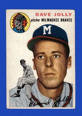 1954 Topps Set-Break #188 Dave Jolly VG-VGEX *GMCARDS* - Image 1 of 2