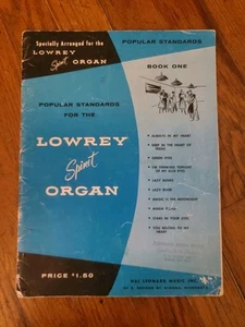 Popular Standards For The Lowrey Spinet Organ Vintage Sheet Music Songbook - Picture 1 of 2