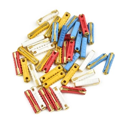Fusibles Voiture Mini Diamètre 6mm Lots Pièces 40pcs 5A 8A 16A 25A Automobile - Photo 1/4