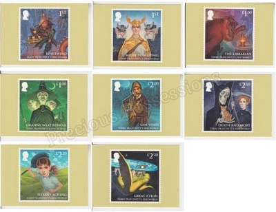 GB MINT MNH PHQ CARD POSTCARDS NO 520 TERRY  PRATCHETT'S DISCWORLD - Image 1 of 2