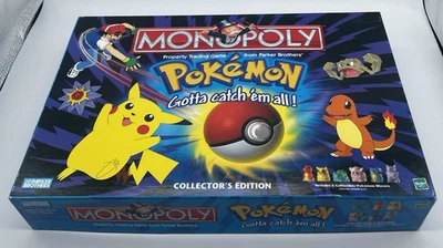 Hasbro Pokemon Collector's Edition Monopoly Board Game COMPLETE - Image 1 of 4