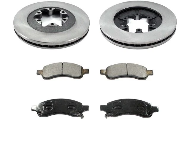 Kit de pastillas de freno delanteras y rotor para GMC Canyon 2009-2012 2010 2011 HG387BK Foto 1 de 1