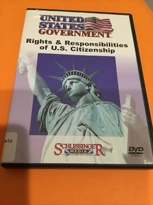 Rights And Responsibilities Of U.S. Citizenship DVD Ex-library - Picture 1 of 2