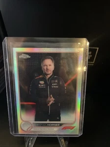 2022 Topps Chrome Formula 1 F1 #100 Christian Horner Refractor - Imagen 1 de 4
