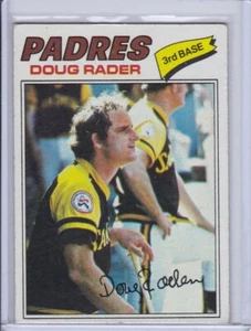 Doug Rader 1977 Topps Baseball Card 9 Grade VG-EX - Picture 1 of 2