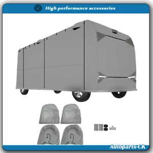 40'-43' RV Cover Storage Anti-UV For Class A Motorhome Trailer Camper Waterproof - Picture 1 of 16