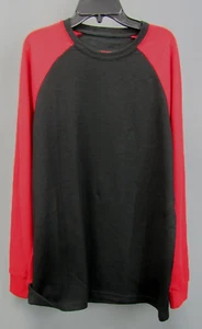 Galaxy By Harvic Men's Long Contrast Raglan Sleeve Top Size L # 5C 2645 NEW - Picture 1 of 3