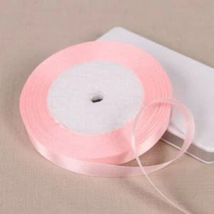 Ruban Satin Rose 10mm - 1 Rouleau - Picture 1 of 1