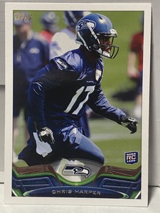2013 Topps #421 Chris Harper Rookie RC Seattle Seahawks Football Card NFL