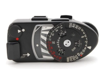 【Probado OK】Medidor Leica MR-4 MR4 Negro para M2 M3 M4 M4-2 M4-P 64685 Japón (107 Foto 1 de 4