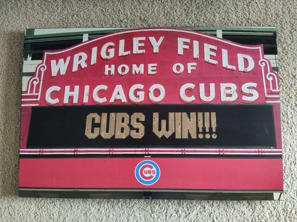 Wrigley Field Home Of Chicago Cubs ~ Cubs Win!!! ~ Going Out Of Business Sale ~ - Image 1 of 4