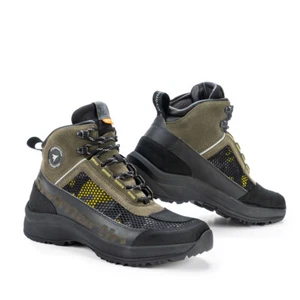 Stylmartin Vertigo Air Mud Camo Sommer Motorrad Schuhe Gr. 45 - Schwarz Grün - Bild 1 von 9
