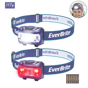 EverBrite 2 Pack Purple Kids Headlamp with Red Light,Batteries Included - Picture 1 of 10