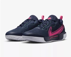 NIKE ZOOM VAPOR COURT PRO HC Tennis Shoes MENS UK 12 EUR 47.5 DH0618 402 navy - Picture 1 of 16