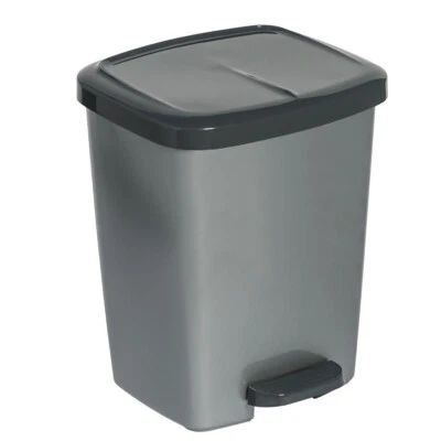 Mülleimer Abfalleimer mit Deckel Tretteimer Küche Kunststoff - Bild 1 von 4