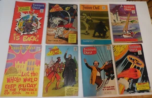 Treasure Chest of Fun and Fact Comic Vintage lot of 8 Magazines 1965 - 1967 - Picture 1 of 8