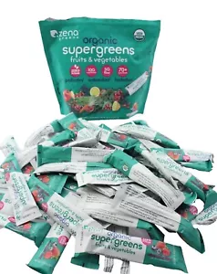 LOT of 45 ZENA GREENS Organic Supergreens Fruits & Vegetables Powder - EXP 06/26 - Picture 1 of 3