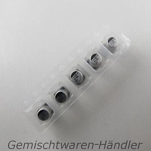 5x 100 µF 16V 20% Chip Elko KONDENSATOR SMD my uF u - Picture 1 of 1