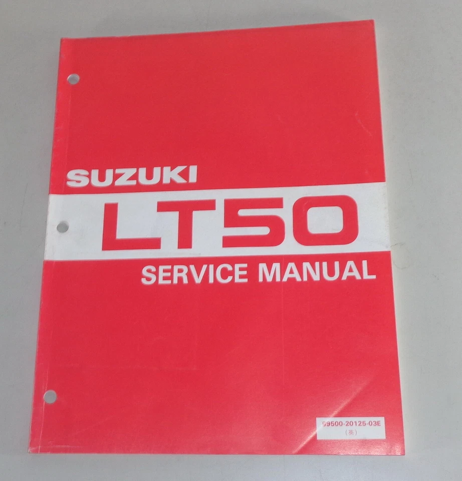 Manual De Taller Suzuki LT 50 Quad Modelo Desde 1984-90 Estado 1990 - Imagen 1 de 2