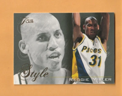 Reggie Miller Indiana Pacers 1995-96 Flair #239 UCLA Bruins 6V - Image 1 of 2