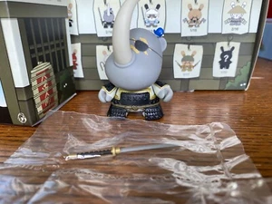 Kidrobot 3inch Dunny Gold Life Huck Gee Samurai Hicks - Picture 1 of 2