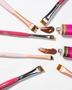 Brush Set*Magic Brow brushes for tinting eyebrows*(Angled+Flat+Universal) ZOLA - Picture 1 of 17