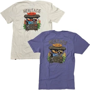 Rip Curl Men's X Heritage Surf Shop Tiki Party Tee T-Shirt - Picture 1 of 5