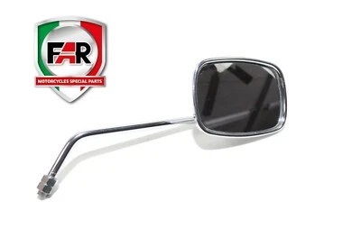 Specchietto retrovisore specchio destro FAR per Piaggio Beverly 125 250 Cromato - Immagine 1 di 4