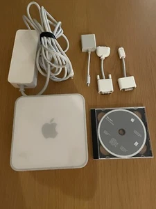 Apple Mac Mini Core 2 Duo Computer with cables (WORKING) - Picture 1 of 4