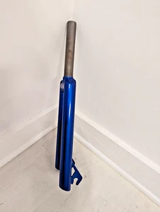 GT Dyno Stiletto BMX 20" Forks Vintage Mid School Stamped Blue Refurbished - Picture 1 of 7
