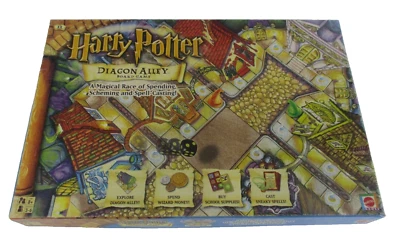 Harry Potter Diagon Alley Boardgame Ages 8+ 3-6 Players 2001 Warner Bros VGC - Image 1 of 4
