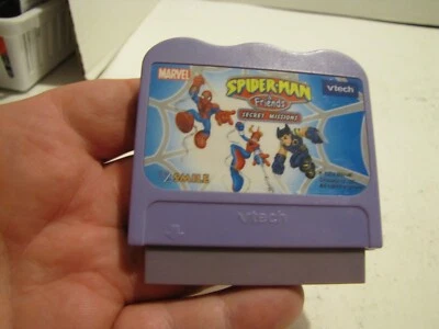 VTECH VSMILE SPIDER-MAN & FRIENDS SECRET MISSIONS WORKS USED - Image 1 of 2