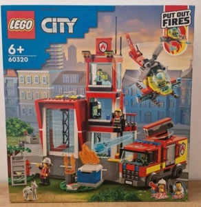 LEGO City Fire Station 60320 Toy Building Kit 540 pcs - Picture 1 of 5