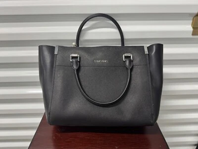 Bolso Cartera Calvin Klein Raelynn Cuero Saffiano Negro Mediano H9AD19DV Foto 1 de 4