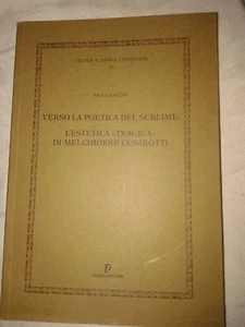 Zur Poetik des Erhabenen. Die Ästhetik "Tragica" von Melchiorre Cesarotti. - Bild 1 von 1