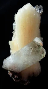 Stilbite bleads W/ Pointed Apophyllite crystals formation mineral specimen - Picture 1 of 5