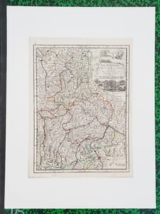 XVIII ème - Allemagne La Bavière - Belle Carte par J B Crepy 40x30 cm de 1767 - Picture 1 of 1